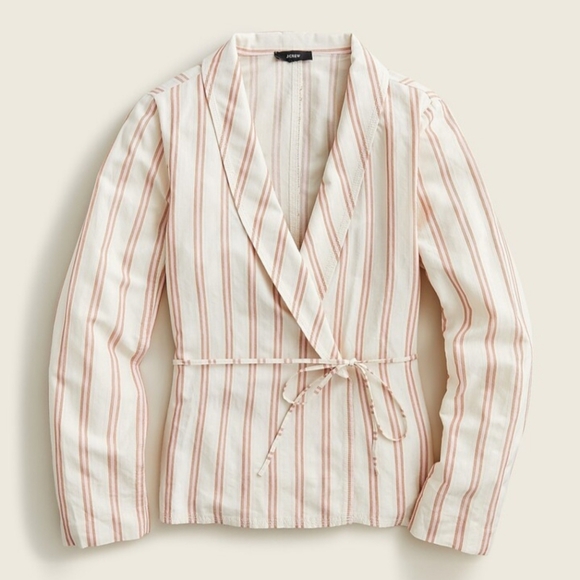 J. Crew Tops - J. Crew Women's Wrap Top in Stripe Size XS